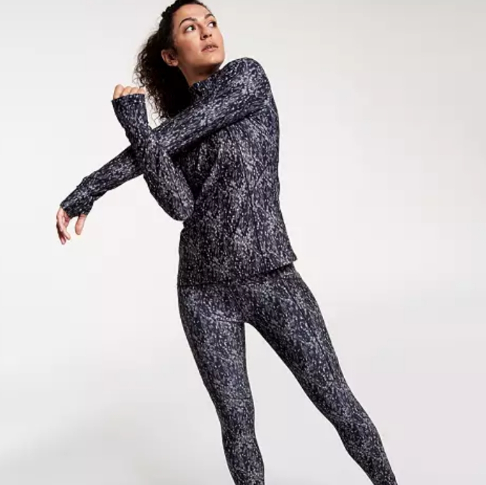 CALIA Cold Dash Black Combo 1/4 Zip